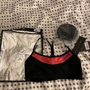 NWT Virus Eco35 Eclipse SC Sports Bra - black M